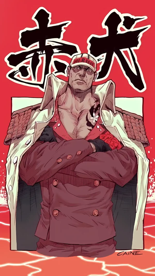 دانلود عکس آکاینو ساکازوکی Sakazuki Akainu وان پیس با کیفیت 4k و رزولویشن بالا - کارماتوس