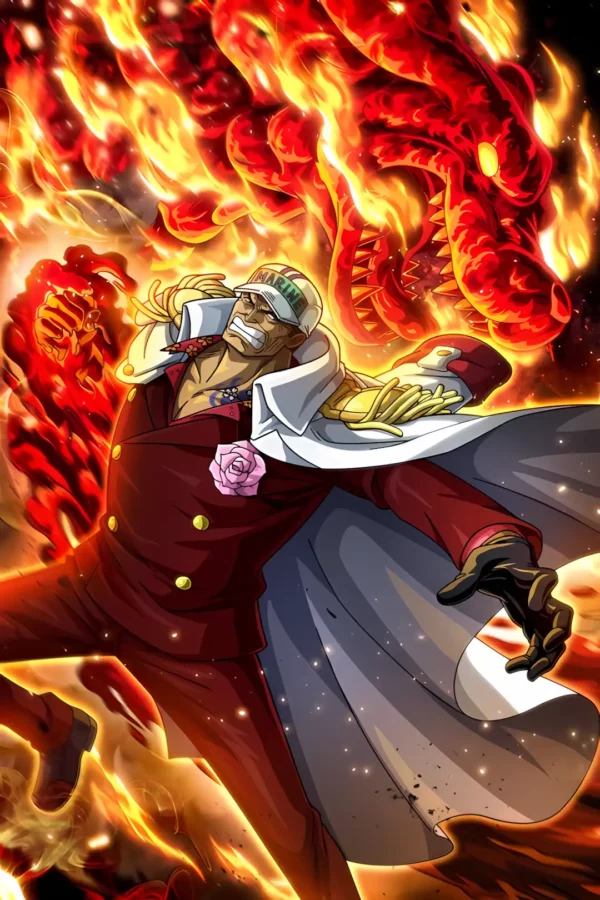 دانلود عکس آکاینو ساکازوکی Sakazuki Akainu وان پیس با کیفیت 4k و رزولویشن بالا - کارماتوس