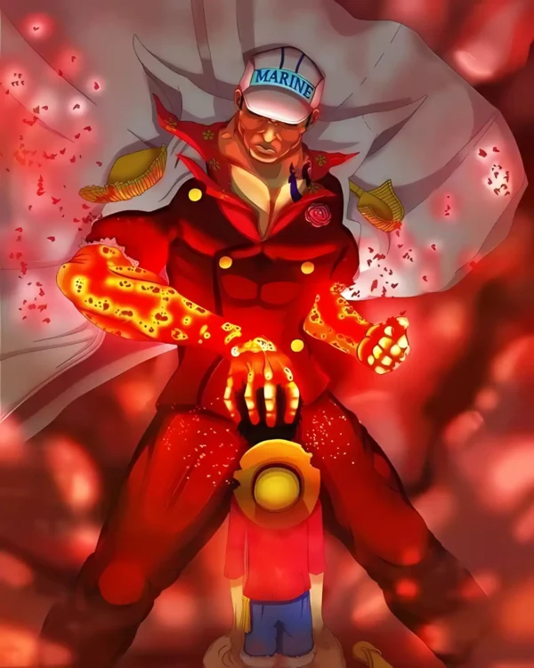 دانلود عکس آکاینو ساکازوکی Sakazuki Akainu وان پیس با کیفیت 4k و رزولویشن بالا - کارماتوس