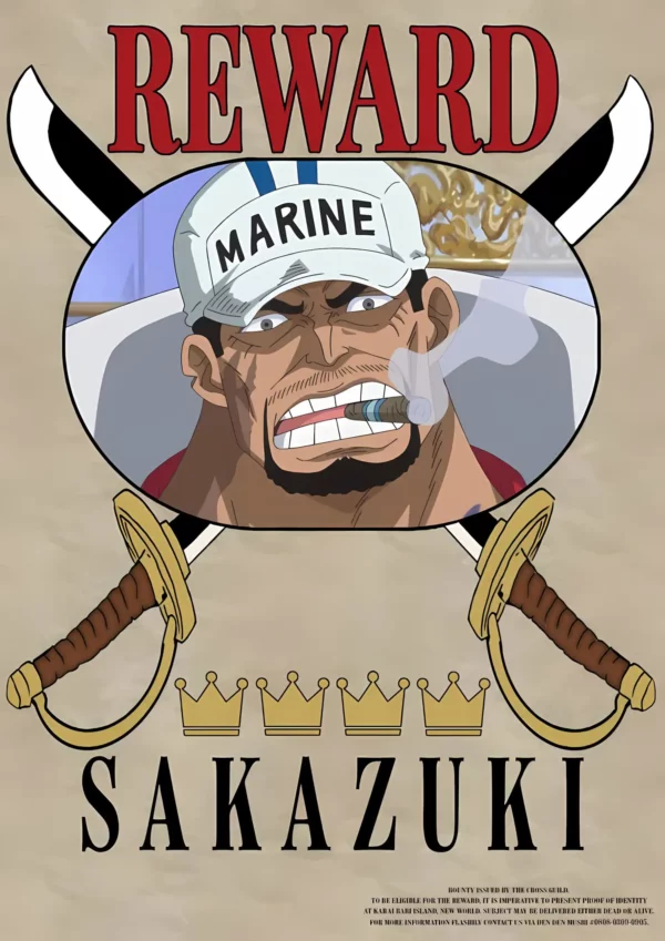 دانلود عکس آکاینو ساکازوکی Sakazuki Akainu وان پیس با کیفیت 4k و رزولویشن بالا - کارماتوس