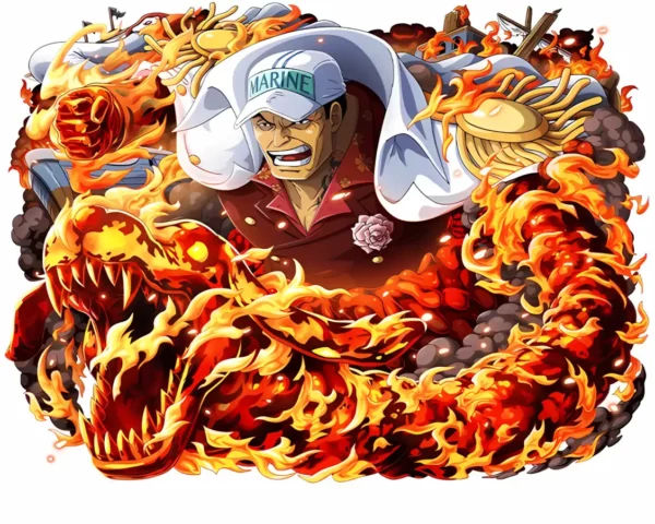 دانلود عکس آکاینو ساکازوکی Sakazuki Akainu وان پیس با کیفیت 4k و رزولویشن بالا - کارماتوس