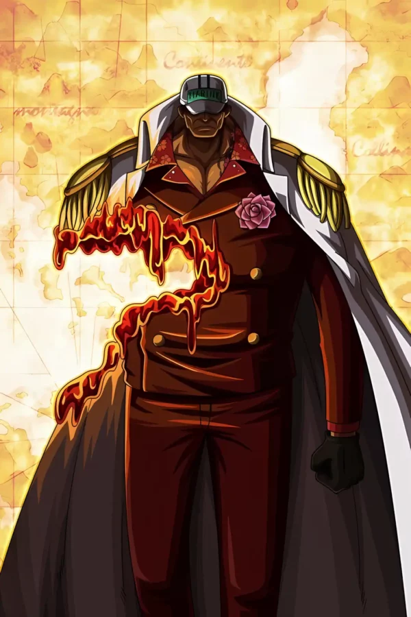 دانلود عکس آکاینو ساکازوکی Sakazuki Akainu وان پیس با کیفیت 4k و رزولویشن بالا - کارماتوس