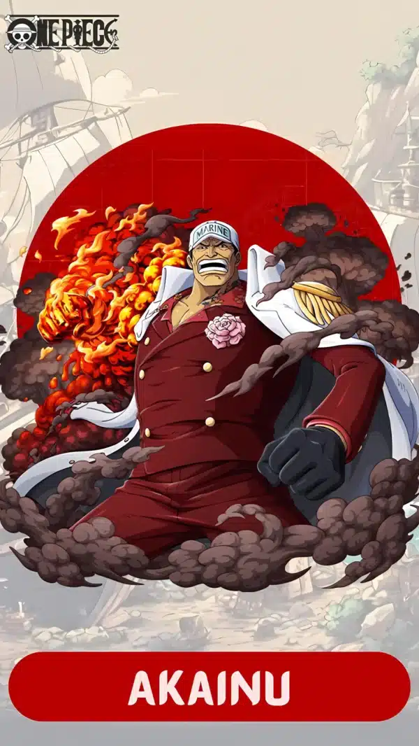 دانلود عکس آکاینو ساکازوکی Sakazuki Akainu وان پیس با کیفیت 4k و رزولویشن بالا - کارماتوس