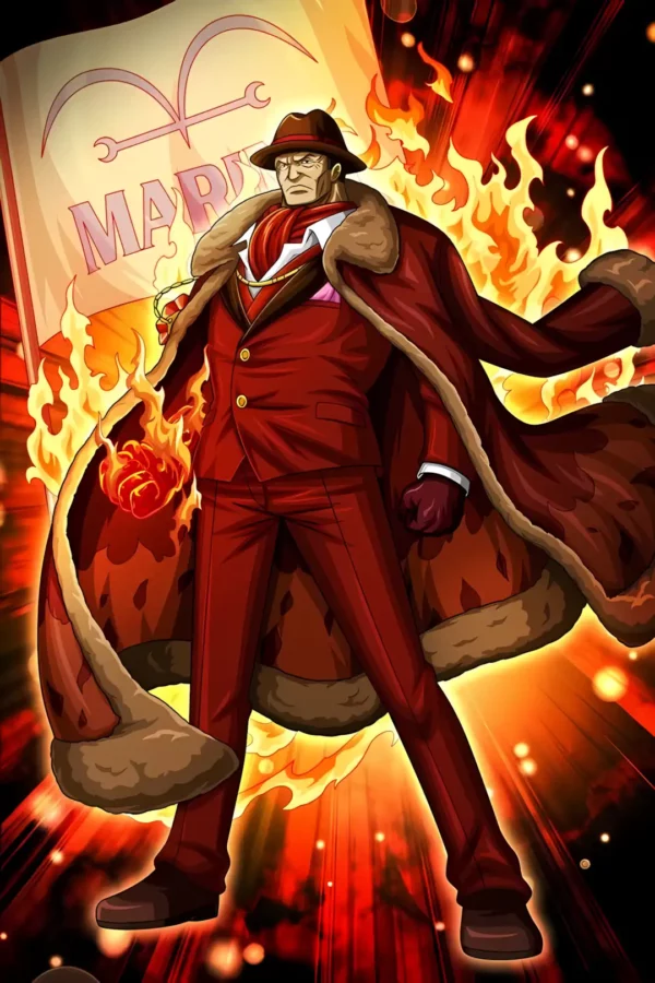 دانلود عکس آکاینو ساکازوکی Sakazuki Akainu وان پیس با کیفیت 4k و رزولویشن بالا - کارماتوس