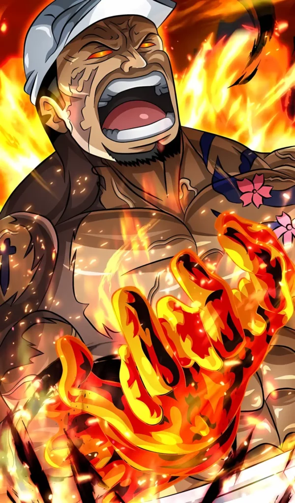 دانلود عکس آکاینو ساکازوکی Sakazuki Akainu وان پیس با کیفیت 4k و رزولویشن بالا - کارماتوس