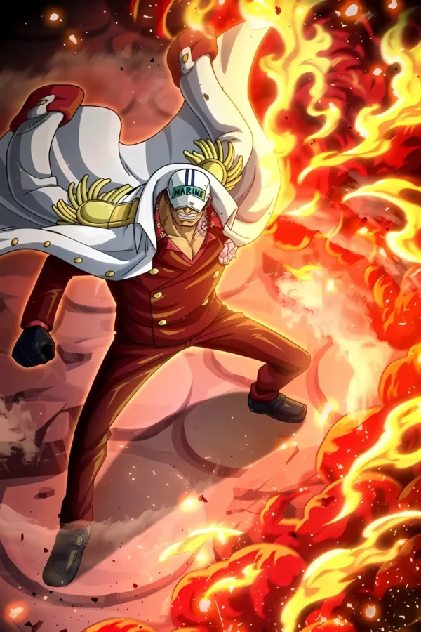 دانلود عکس آکاینو ساکازوکی Sakazuki Akainu وان پیس با کیفیت 4k و رزولویشن بالا - کارماتوس