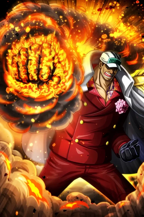 دانلود عکس آکاینو ساکازوکی Sakazuki Akainu وان پیس با کیفیت 4k و رزولویشن بالا - کارماتوس