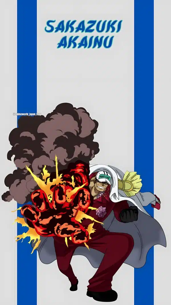 دانلود عکس آکاینو ساکازوکی Sakazuki Akainu وان پیس با کیفیت 4k و رزولویشن بالا - کارماتوس