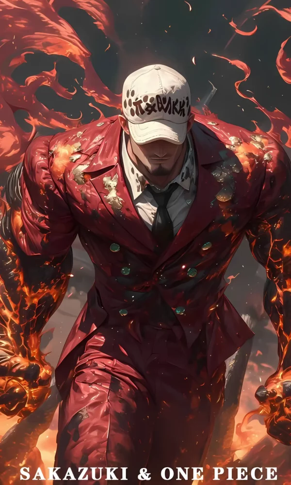 دانلود عکس آکاینو ساکازوکی Sakazuki Akainu وان پیس با کیفیت 4k و رزولویشن بالا - کارماتوس