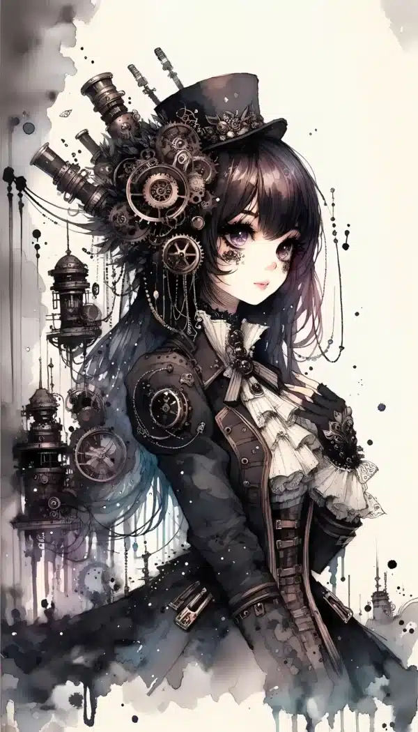 دانلود عکس دختر انیمه در شب A picture of an anime girl at night با کیفیت 4k و و رزولویشن بالا - کارماتوس