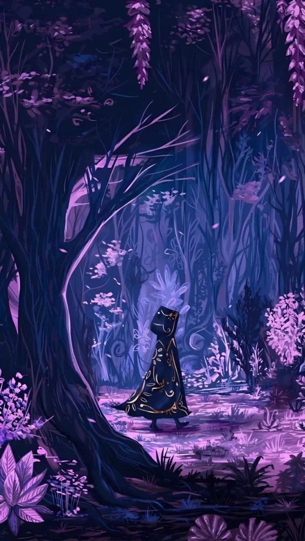 دانلود عکس دختر انیمه در شب A picture of an anime girl at night با کیفیت 4k و و رزولویشن بالا - کارماتوس