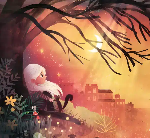 دانلود عکس دختر انیمه در شب A picture of an anime girl at night با کیفیت 4k و و رزولویشن بالا - کارماتوس