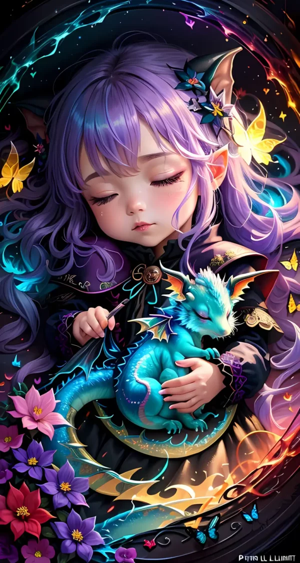 دانلود عکس دختر انیمه در شب A picture of an anime girl at night با کیفیت 4k و و رزولویشن بالا - کارماتوس