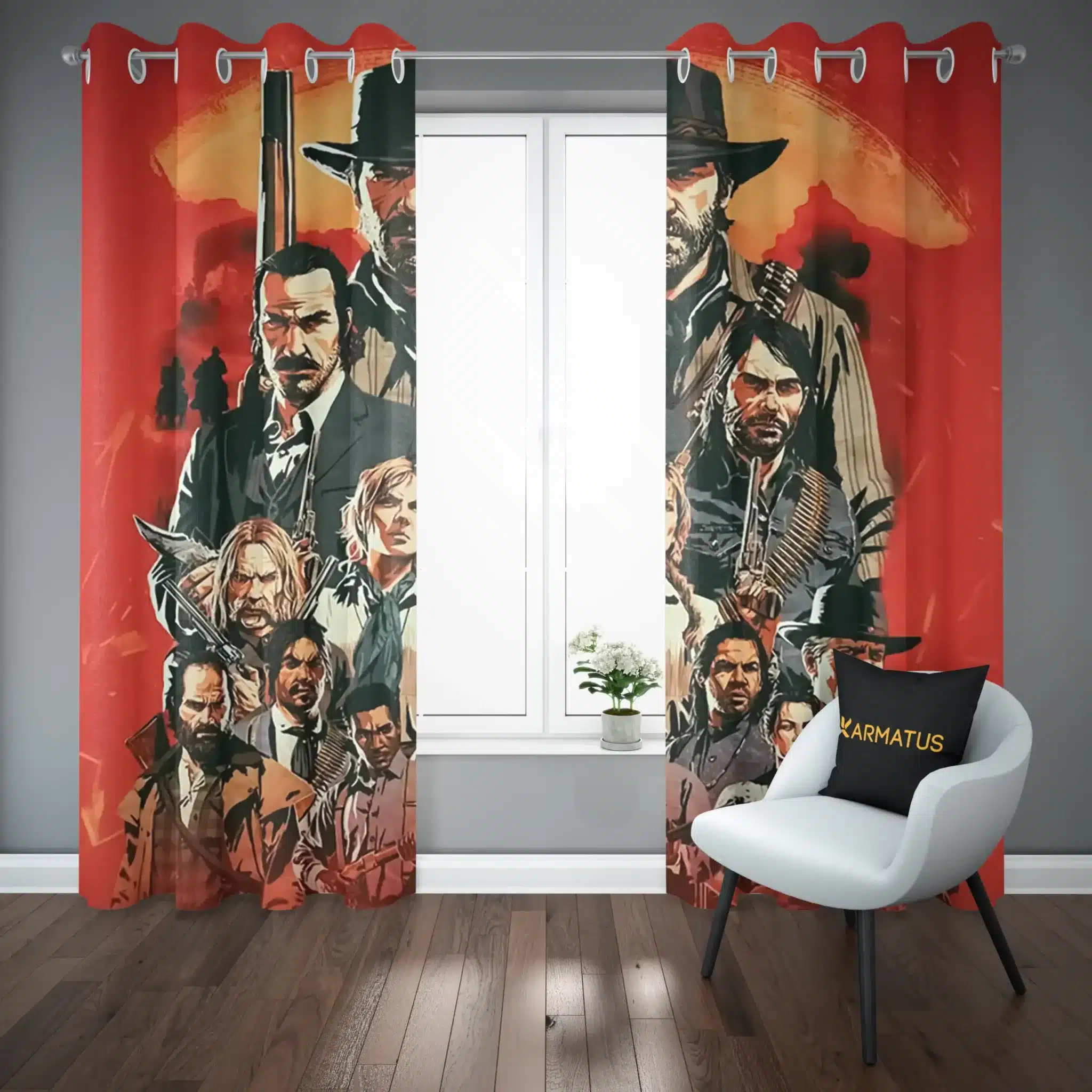 پرده پانچ گیم رد دد ریدمپشن | کالکشن Game - مدل RDR-003 3,499,000 تومان – کارماتوس پرده پانچ طرح رد دد ریدمپشن Red Dead Redemption