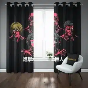 پرده پانچ اتک آن تایتان Attack On Titan