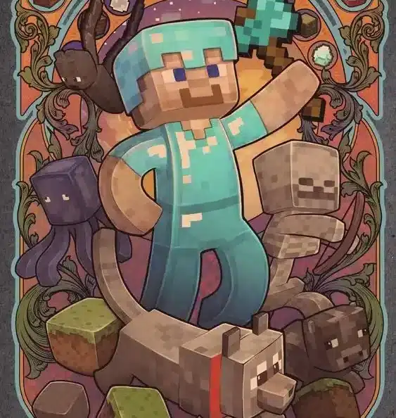 دانلود عکس ماینکرفت Minecraft با کیفیت 4k و رزولویشن بالا - کارماتوس