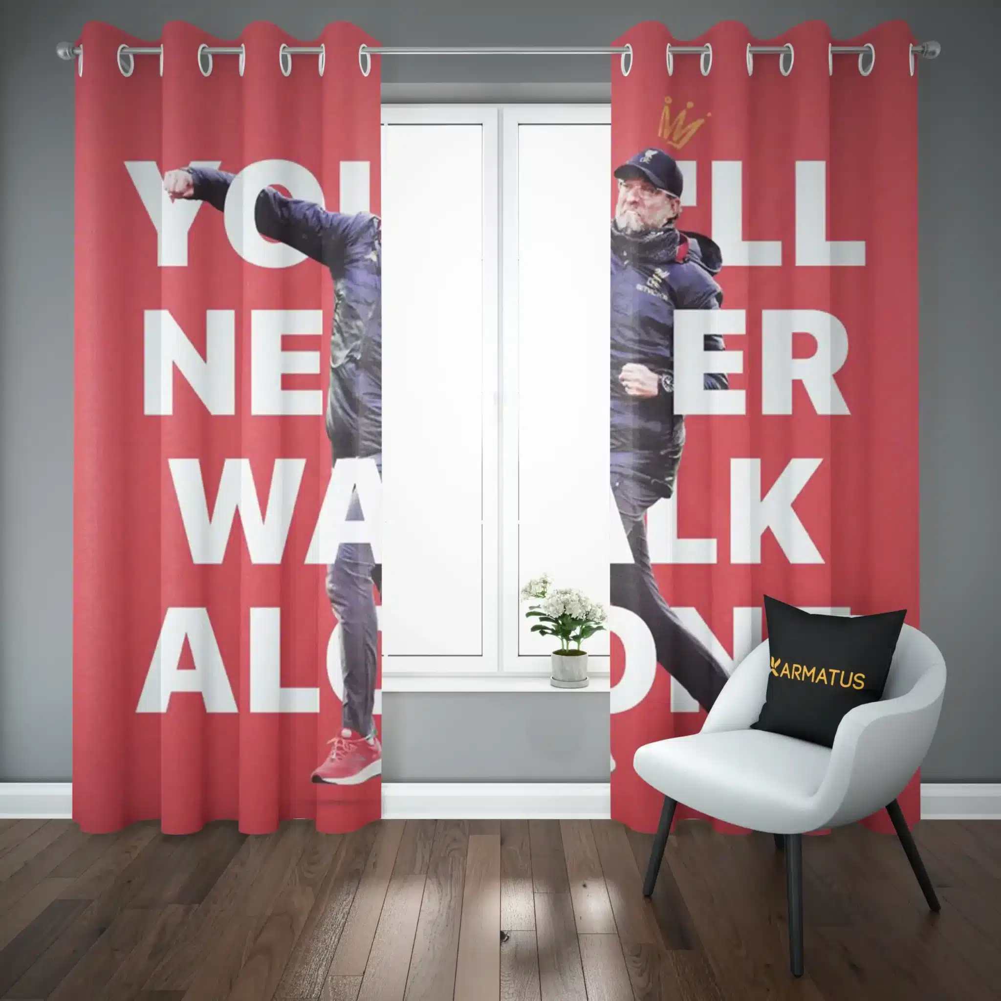 پرده پانچ لیورپول | کالکشن Football - مدل LIV-006 3,499,000 تومان – کارماتوس پرده پانچ طرح لیورپول Liverpool