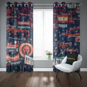 پرده پانچ طرح آث میلان AC Milan