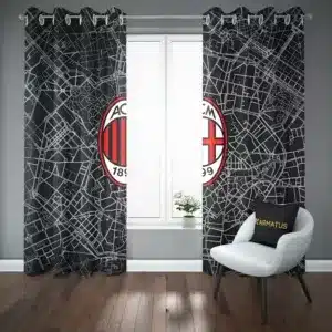 پرده پانچ طرح آث میلان AC Milan