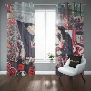 پرده پانچ طرح آث میلان AC Milan