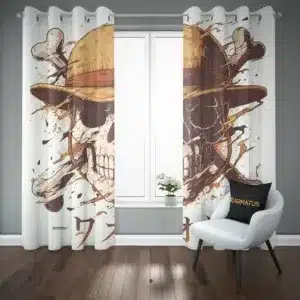 پرده پانچ طرح انیمه وان پیس One Piece