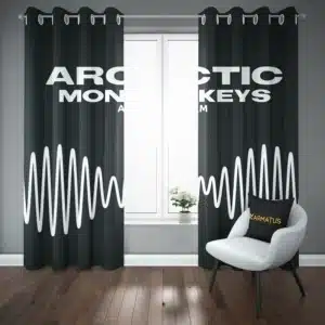 خرید پرده پانچ آرکتیک مانکیز Arctic Monkeys - کارماتوس (پرده پانچ گروه موسیقی, پرده پانچی, دکوراسیون) از کرماتوس