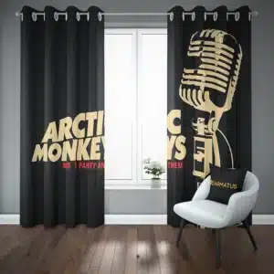 خرید پرده پانچ آرکتیک مانکیز Arctic Monkeys - کارماتوس (پرده پانچ گروه موسیقی, پرده پانچی, دکوراسیون) از کرماتوس