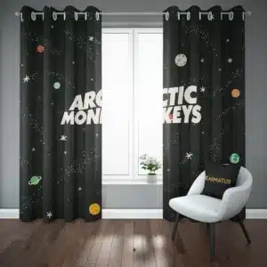 خرید پرده پانچ آرکتیک مانکیز Arctic Monkeys - کارماتوس (پرده پانچ گروه موسیقی, پرده پانچی, دکوراسیون) از کرماتوس