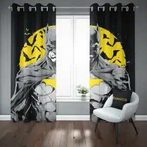 خرید پرده پانچ طرح بتمن Batman - کارماتوس (پرده پانچی, پرده پانچی انیمیشن, پرده پانچی فیلم و سریال, دکوراسیون) از کرماتوس