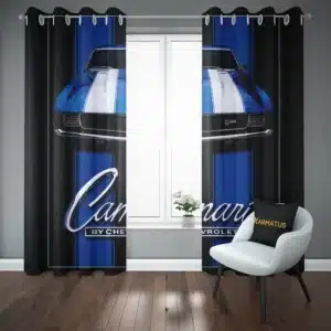 خرید پرده پانچ طرح شورلت Chevrolet - کارماتوس (پرده پانچ ماشین, پرده پانچی, دکوراسیون) از کرماتوس