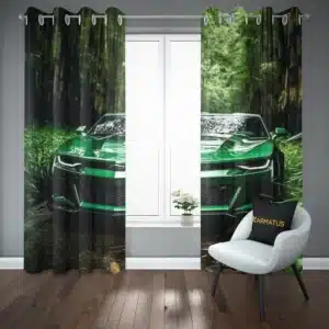 خرید پرده پانچ طرح شورلت Chevrolet - کارماتوس (پرده پانچ ماشین, پرده پانچی, دکوراسیون) از کرماتوس