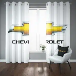 خرید پرده پانچ طرح شورلت Chevrolet - کارماتوس (پرده پانچ ماشین, پرده پانچی, دکوراسیون) از کرماتوس