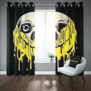 خرید پرده پانچ طرح نیروانا Nirvana - کارماتوس (پرده پانچ گروه موسیقی, پرده پانچی, دکوراسیون) از کرماتوس