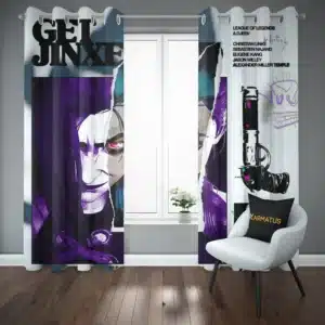 خرید پرده پانچ طرح آرکین Arcane - کارماتوس (پرده پانچی, پرده پانچی انیمیشن, پرده پانچی فیلم و سریال, دکوراسیون) از کرماتوس