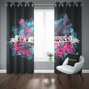 خرید پرده پانچ طرح آرکین Arcane - کارماتوس (پرده پانچی, پرده پانچی انیمیشن, پرده پانچی فیلم و سریال, دکوراسیون) از کرماتوس