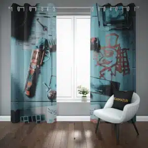 خرید پرده پانچ طرح آرکین Arcane - کارماتوس (پرده پانچی, پرده پانچی انیمیشن, پرده پانچی فیلم و سریال, دکوراسیون) از کرماتوس