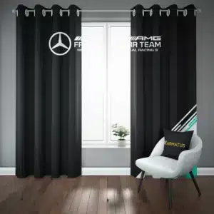 خرید پرده پانچ طرح مرسدس بنز Mercedes Benz - کارماتوس (پرده پانچ ماشین, پرده پانچی, دکوراسیون) از کرماتوس