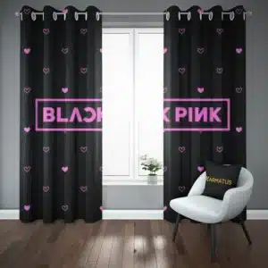خرید پرده پانچ طرح بلک پینک Black Pink - کارماتوس (پرده پانچ گروه موسیقی, پرده پانچی, پرده پانچی خواننده, دکوراسیون) از کرماتوس