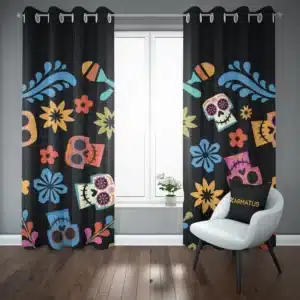 خرید پرده پانچ طرح انیمیشن کوکو Coco - کارماتوس (پرده پانچی, پرده پانچی انیمیشن, دکوراسیون) از کرماتوس