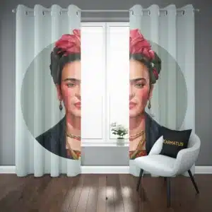 خرید پرده پانچ طرح فریدا کالو Frida Kahlo - کارماتوس (پرده پانچی, پرده پانچی هنرمندان, دکوراسیون) از کرماتوس
