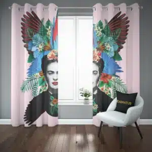 خرید پرده پانچ طرح فریدا کالو Frida Kahlo - کارماتوس (پرده پانچی, پرده پانچی هنرمندان, دکوراسیون) از کرماتوس