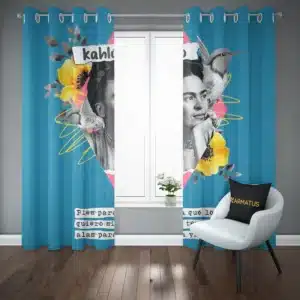 خرید پرده پانچ طرح فریدا کالو Frida Kahlo - کارماتوس (پرده پانچی, پرده پانچی هنرمندان, دکوراسیون) از کرماتوس
