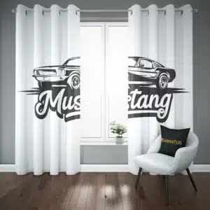 خرید پرده پانچ طرح فورد Ford - کارماتوس (پرده پانچ ماشین, پرده پانچی, دکوراسیون) از کرماتوس