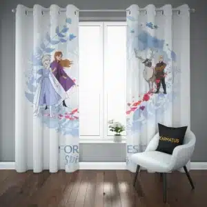 پرده پانچ طرح فروزن Frozen