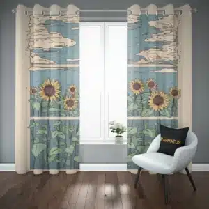 پرده پانچ طرح ونگوگ van gogh