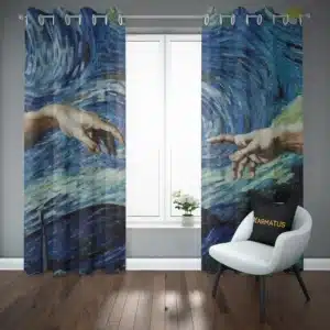 پرده پانچ طرح ونگوگ van gogh