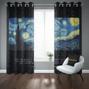 پرده پانچ طرح ونگوگ van gogh