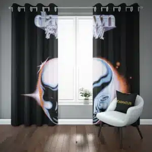 خرید پرده پانچ طرح ویکند The weeknd - کارماتوس (پرده پانچی, پرده پانچی خواننده, دکوراسیون) از کرماتوس