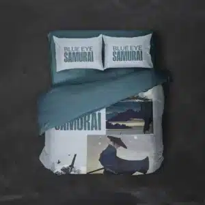 خرید روتختی طرح سامورایی چشم آبی Blue Eye Samurai - کارماتوس (دکوراسیون, روتختی, روتختی انیمه) از کرماتوس