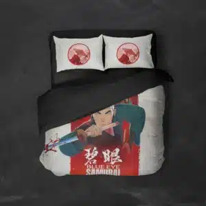 خرید روتختی طرح سامورایی چشم آبی Blue Eye Samurai - کارماتوس (دکوراسیون, روتختی, روتختی انیمه) از کرماتوس